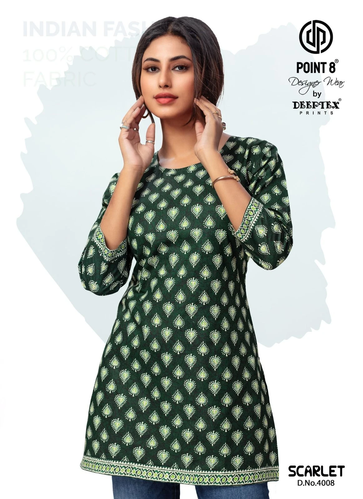 Deeptex   Scarlet Vol 4 Cotton Wholesale Short Tops Catalog